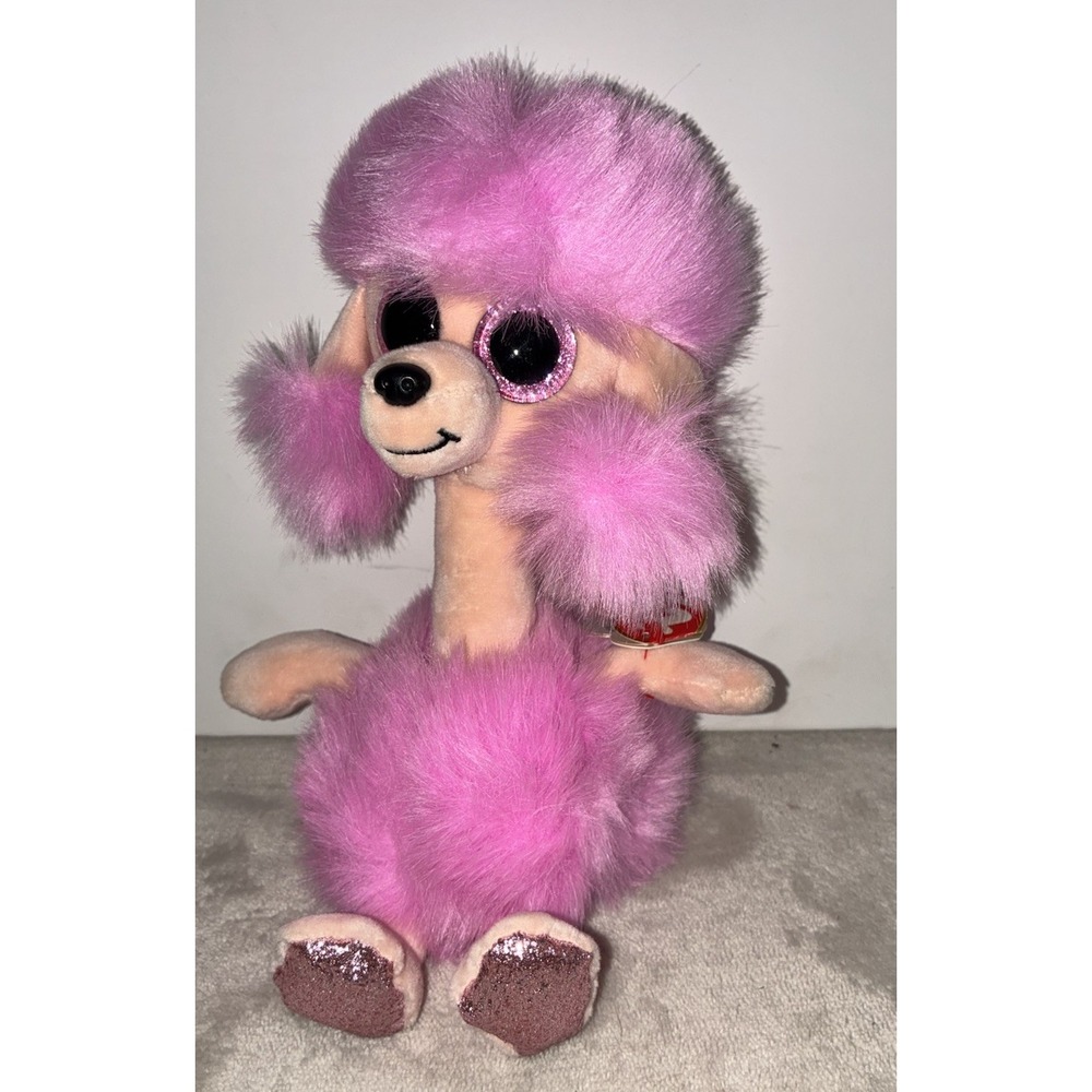 Ty The Beanie Boo Collectibles Camilla the Pink Poodle size 7" 2021